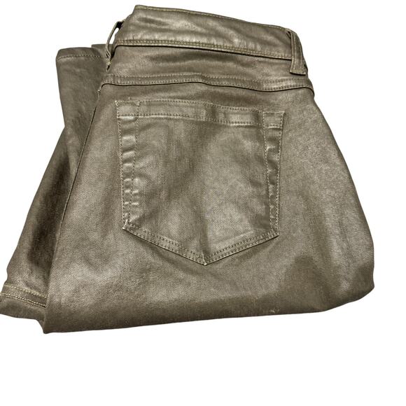 Ecru Jeans Womens 8 (30x31 ACTUAL) Gray Morrison Leather-Look Denim - Picture 1 of 8